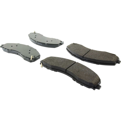 Centric Parts Disc Brake Pad Set with Semi-Metallic Friction for 100% Scorched, 100% Shimmed Heavy Duty Applications 106.20180