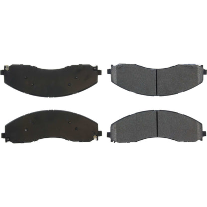 Centric Parts Disc Brake Pad Set with Semi-Metallic Friction for 100% Scorched, 100% Shimmed Heavy Duty Applications 106.20180