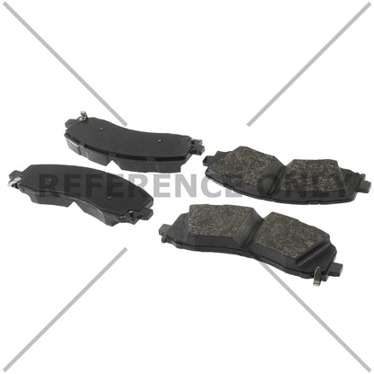 Centric Parts Disc Brake Pad Set Posi Quiet Extended Wear with Shims and Hardware for 2019-2022 Ram 2500 3500 106.60910