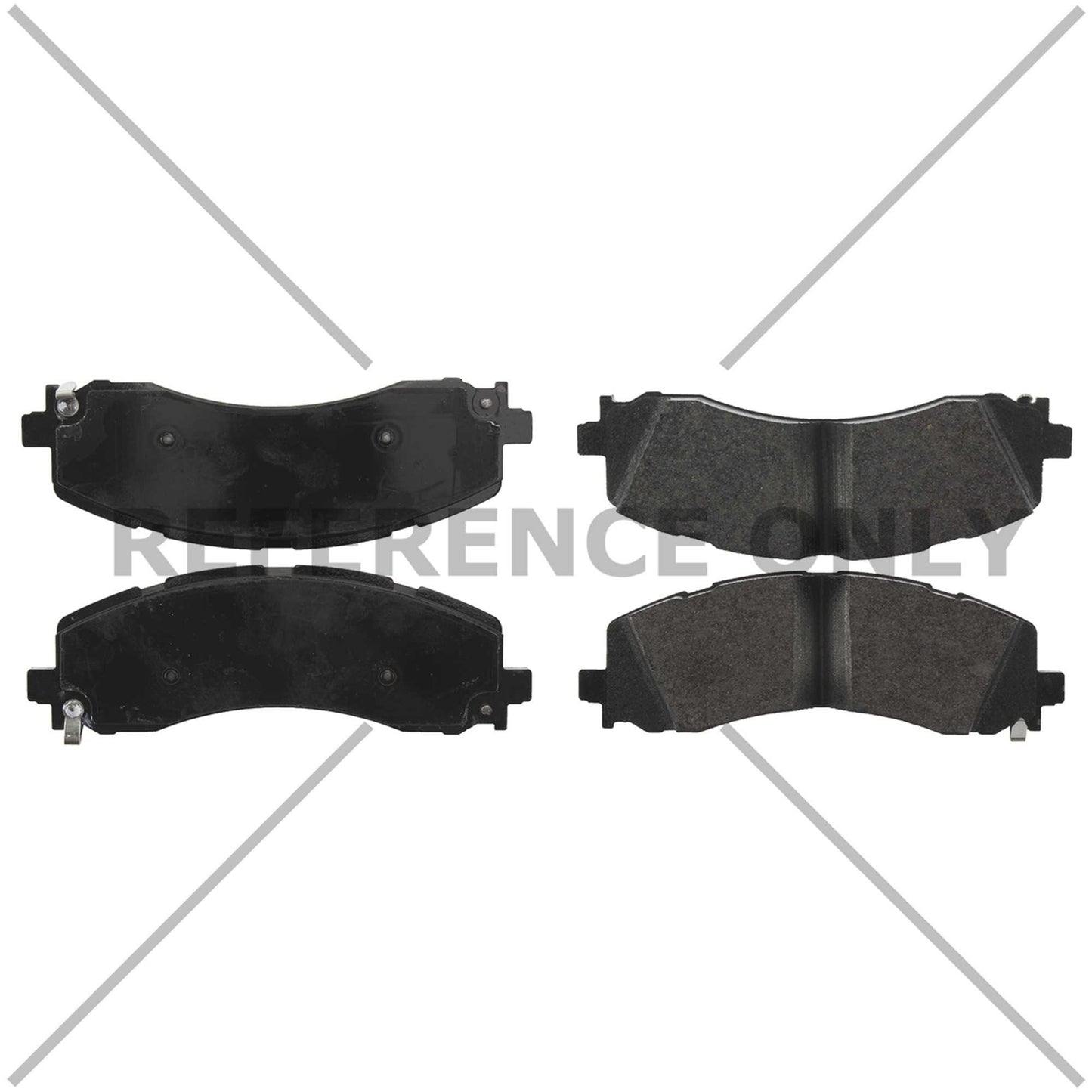 Centric Parts Disc Brake Pad Set Posi Quiet Extended Wear with Shims and Hardware for 2019-2022 Ram 2500 3500 106.60910