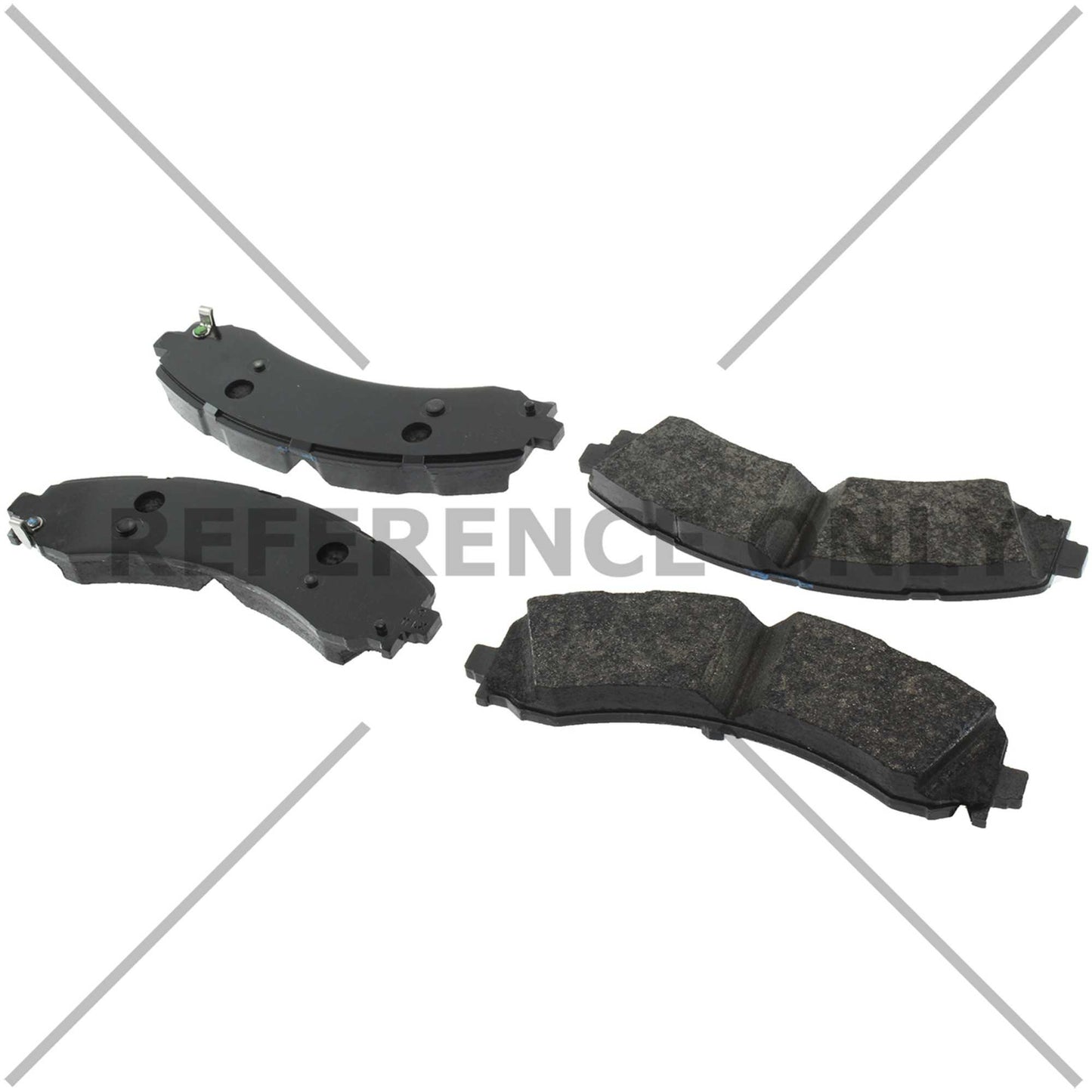 Centric Parts Disc Brake Pad Set Posi Quiet Extended Wear with Shims and Hardware for 2019-2021 Ram 3500 106.61070