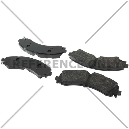 Centric Parts Disc Brake Pad Set Posi Quiet Extended Wear with Shims and Hardware for 2019-2021 Ram 3500 106.61070