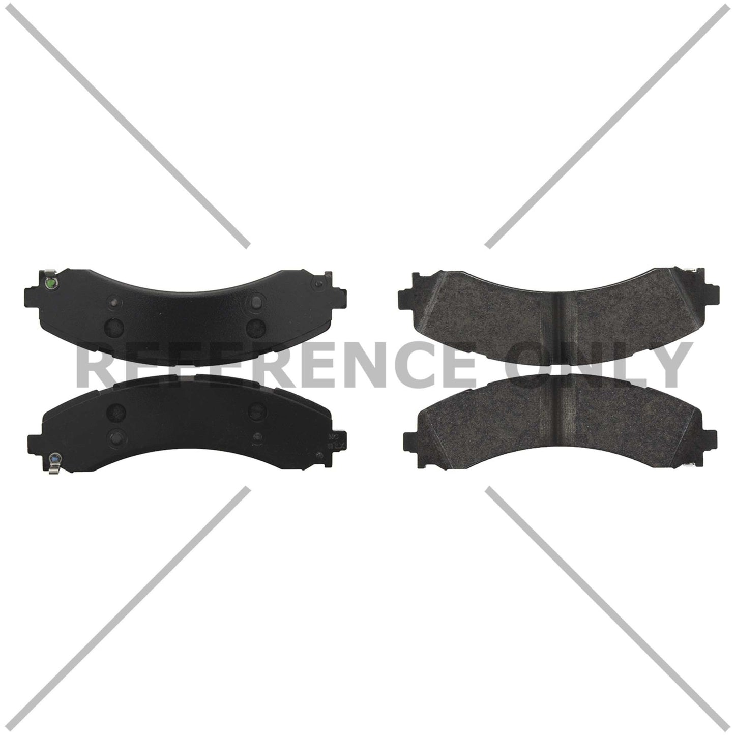 Centric Parts Disc Brake Pad Set Posi Quiet Extended Wear with Shims and Hardware for 2019-2021 Ram 3500 106.61070