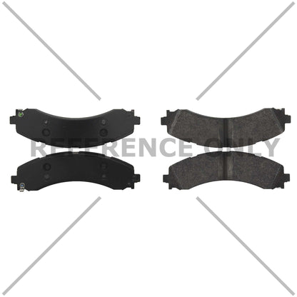 Centric Parts Disc Brake Pad Set Posi Quiet Extended Wear with Shims and Hardware for 2019-2021 Ram 3500 106.61070