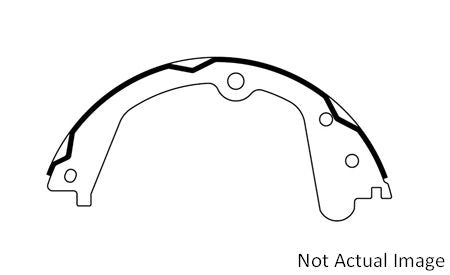 Centric Parts Drum Brake Shoe C-Tek for 2010-2020 Chevrolet Beat Matiz Spark Pontiac Matiz 110.09951