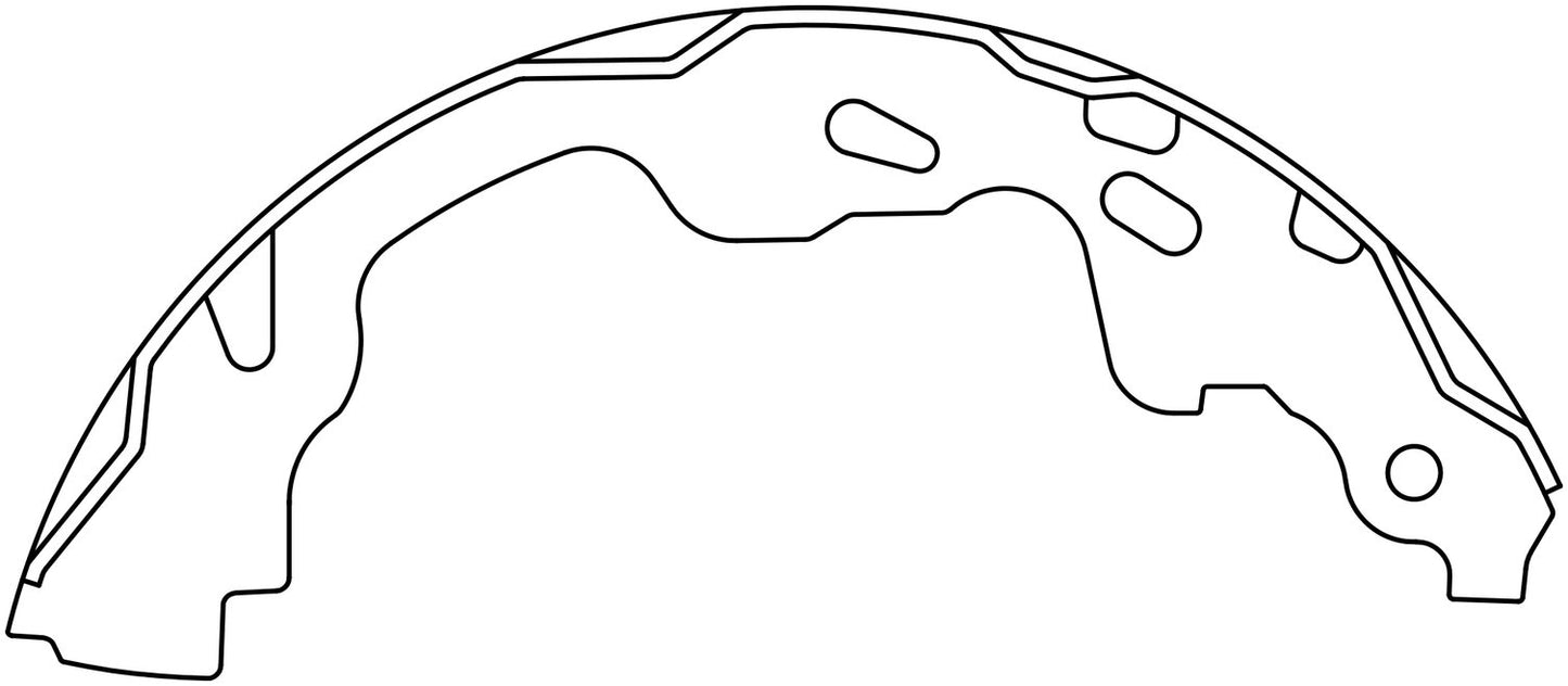 Centric Parts Drum Brake Shoe C-Tek for most import and domestic applications 110.10301