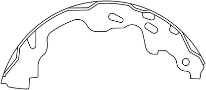 Centric Parts Drum Brake Shoe C-Tek for most import and domestic applications 110.10301
