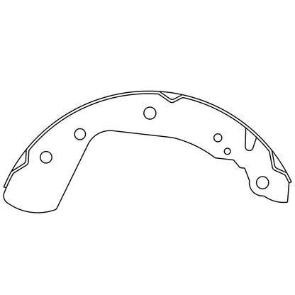 Centric Parts Drum Brake Shoe C-Tek for 100% Asbestos Free Formula 110.10731