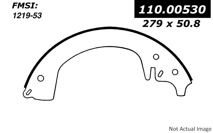 Centric Parts Premium Brake Shoes 111.00530