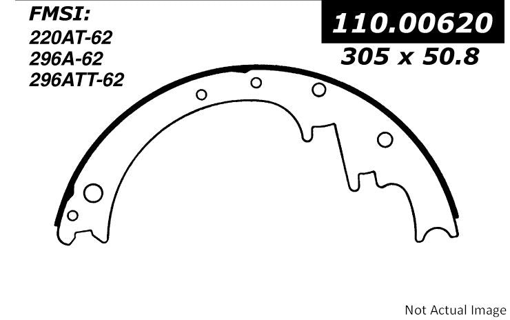 StopTech Premium Brake Shoes 111.00620