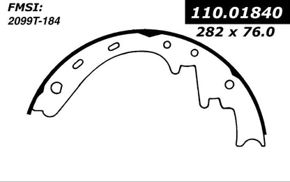 Stoptech Centric Premium Brake Shoes - Front/Rear 111.01840