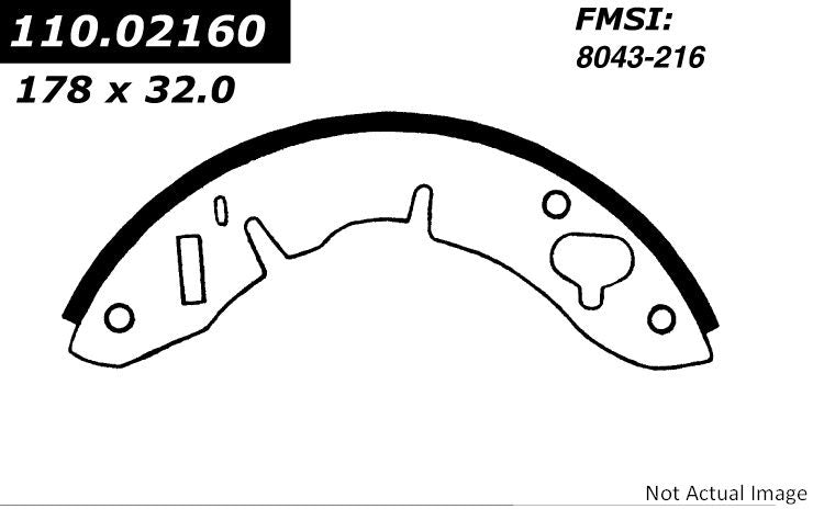 StopTech Premium Brake Shoes 111.02160