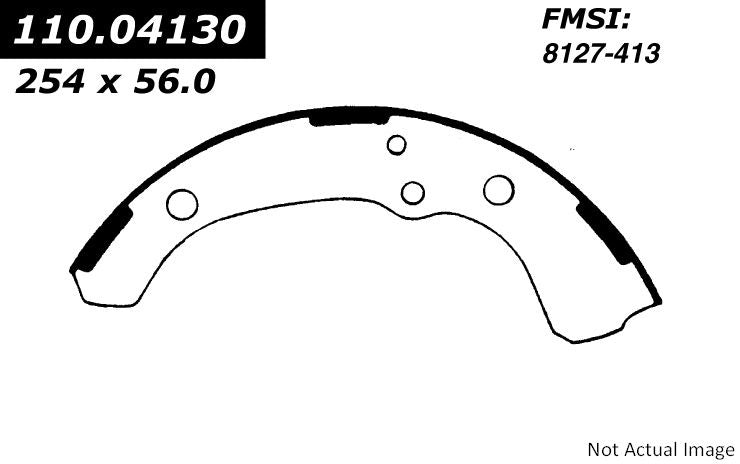 StopTech Premium Brake Shoes 111.04130