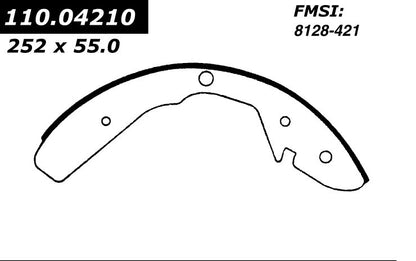 Centric Parts Premium Brake Shoes 111.04210