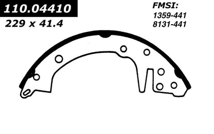 Centric Parts Premium Brake Shoes 111.04410