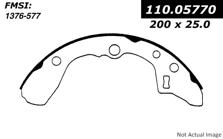 Centric Parts Premium Brake Shoes 111.05770