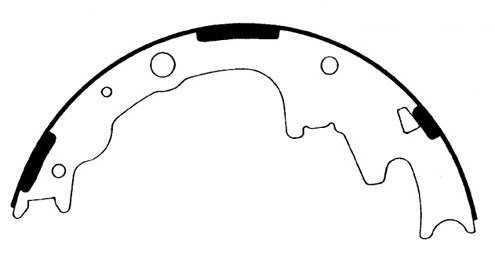 Centric Parts Premium Brake Shoes 111.07040
