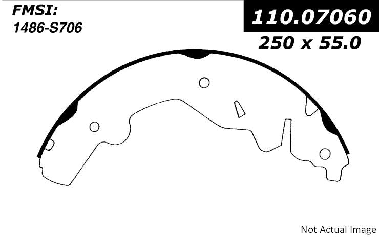 StopTech Premium Brake Shoes 111.07060