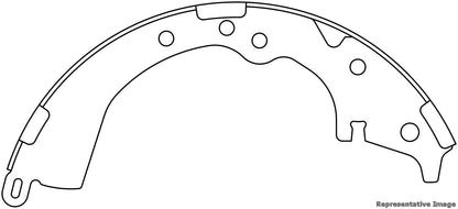 Centric Parts Drum Brake Shoe Premium 111.07091