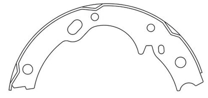 Centric Parts Premium Parking Brake Shoes 111.07330