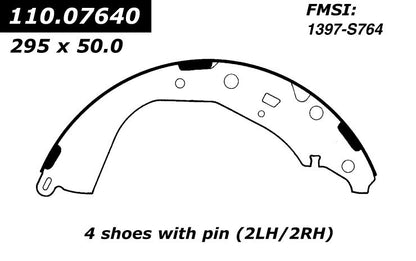 Stoptech Centric Premium Brake Shoes - Rear 111.07640