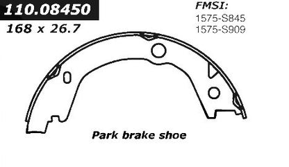 Stoptech Centric Premium Parking Brake Shoes - Rear PB 111.08450
