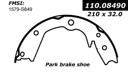 Centric Parts Parking Brake Shoe Premium for 2003-2008 Honda Pilot 2014-2006 Ridgeline 111.08490
