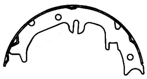 Stoptech Centric 92-10 Lexus SC Premium Rear Drum Brake Shoes 111.08510