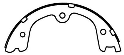 Stoptech Centric Premium Parking Brake Shoes - Rear PB 111.08690