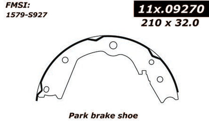 Stoptech Centric Premium Parking Brake Shoes - Rear PB 111.09270