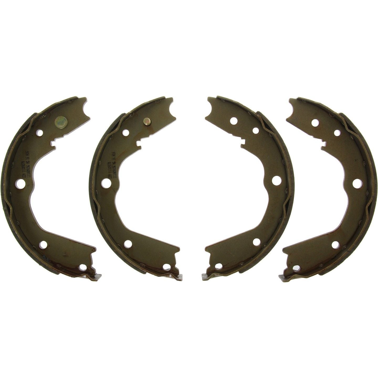 Centric Parts Parking Brake Shoe with Asbestos‑Free Friction for 2007-2013 Acura MDX, 2010-2013 ZDX, 2009-2015 Honda Pilot 111.09270