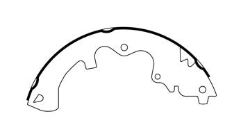 Centric Parts Drum Brake Shoe 111.09360