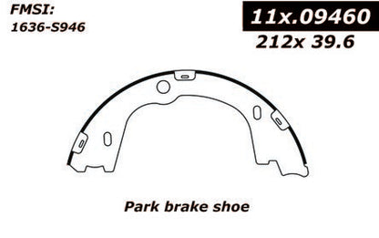 StopTech Premium Parking Brake Shoes 111.09460