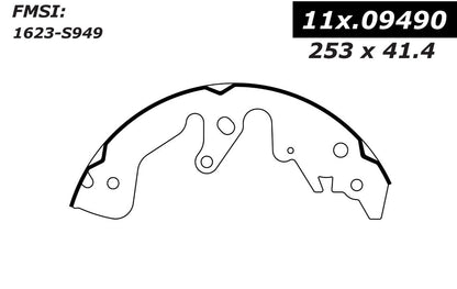 Centric Parts Drum Brake Shoe Premium 111.09490