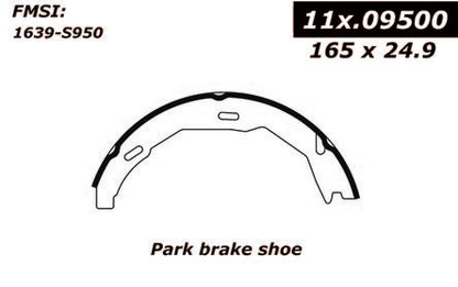 Stoptech Centric Premium Parking Brake Shoes - Rear PB 111.09500