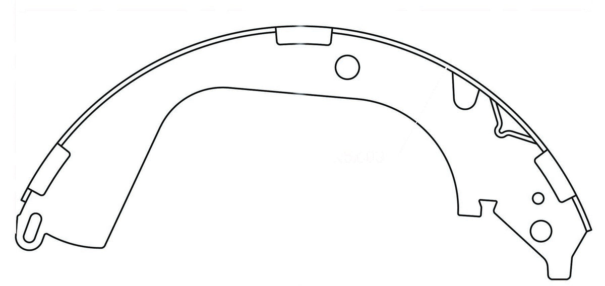 Centric Parts Premium Brake Shoes 111.09590
