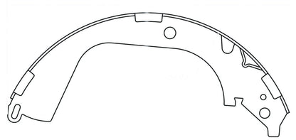 Centric Parts Premium Brake Shoes 111.09590