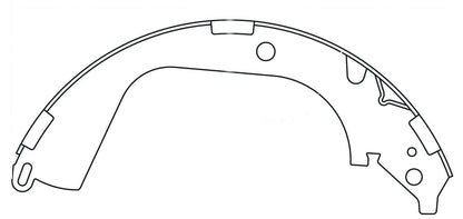 Centric Parts Premium Brake Shoes 111.09590