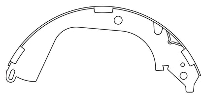 Centric Parts Drum Brake Shoe 111.09600