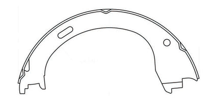 Centric Parts Parking Brake Shoe Premium for 2009-2011 Ford F-150 111.09610