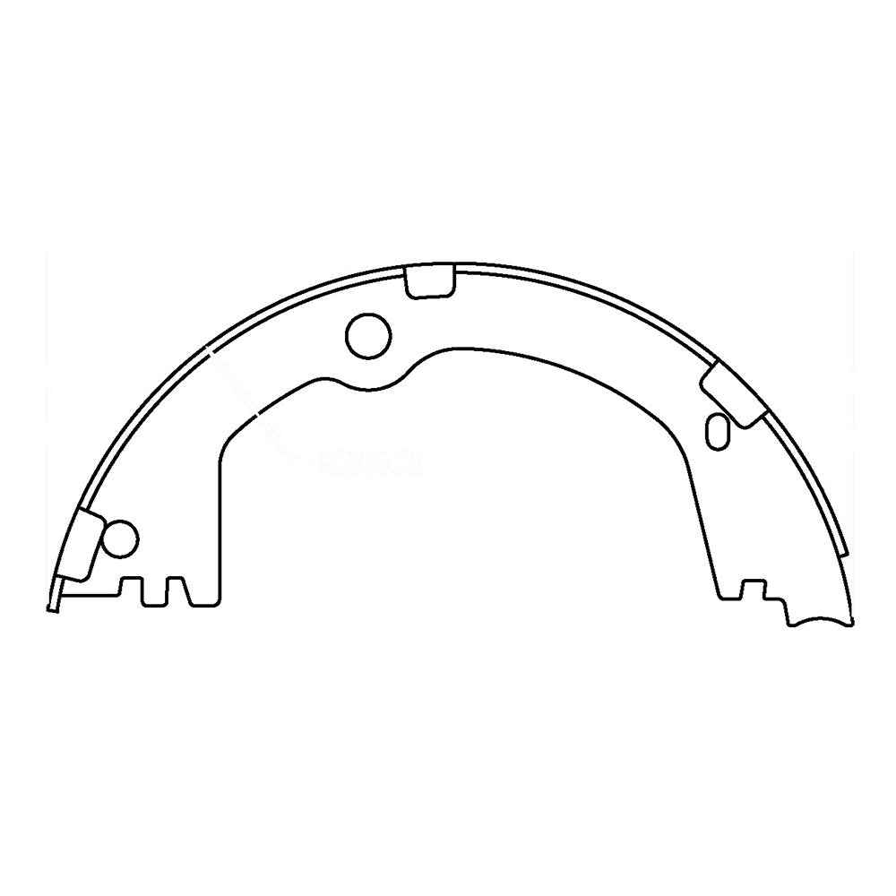 Centric Parts Parking Brake Shoe for 2013-2019 Hyundai Santa Fe, 2013-2018 Santa Fe Sport, 2017-2019 Santa Fe XL, 2014-2020 Kia Sorento 111.10420