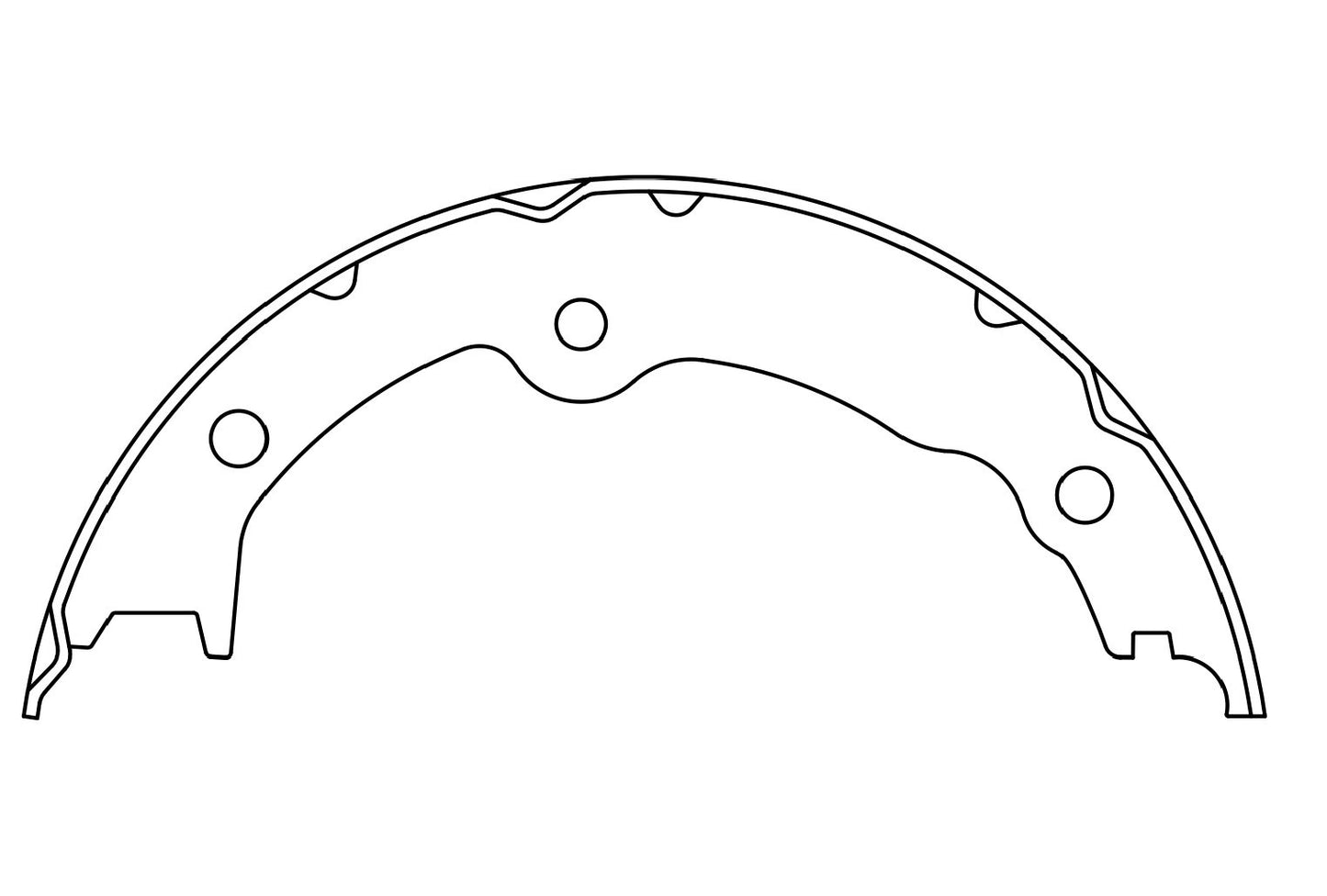 Centric Parts Premium Parking Brake Shoes for 2016-2022 Lexus GS IS RC 111.10470
