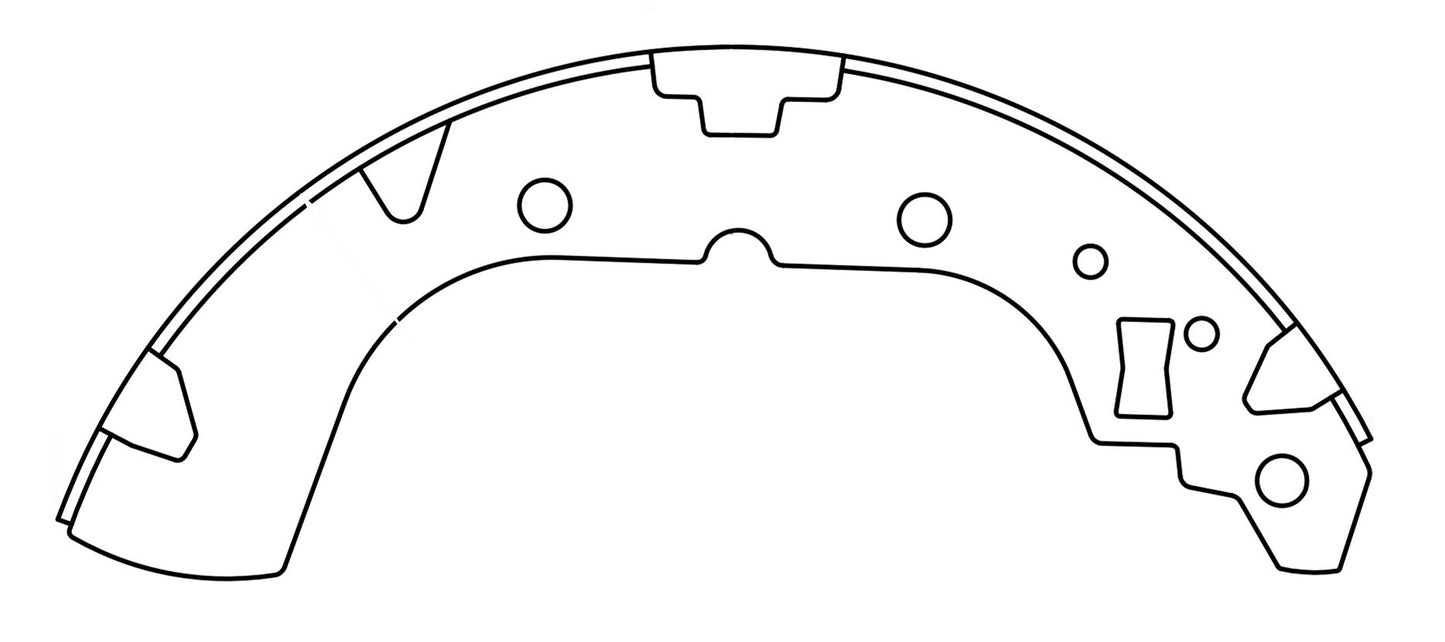 Stoptech Centric Premium Brake Shoes - Rear 111.10590