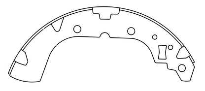 Stoptech Centric Premium Brake Shoes - Rear 111.10590