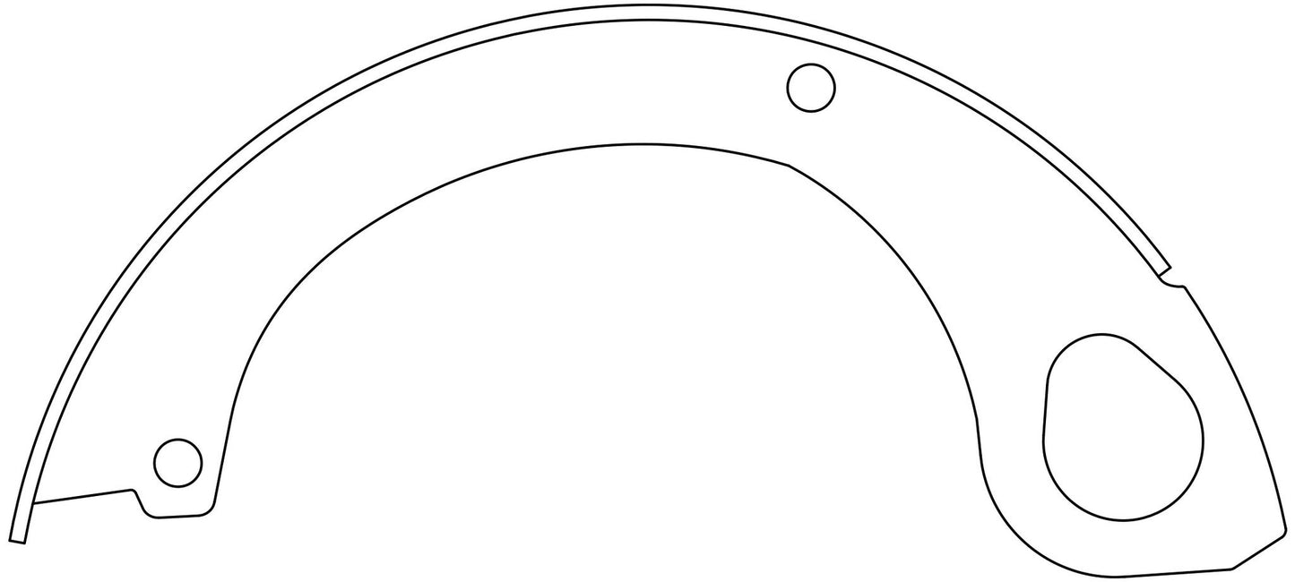 Centric Parts Premium Parking Brake Shoes 111.10600