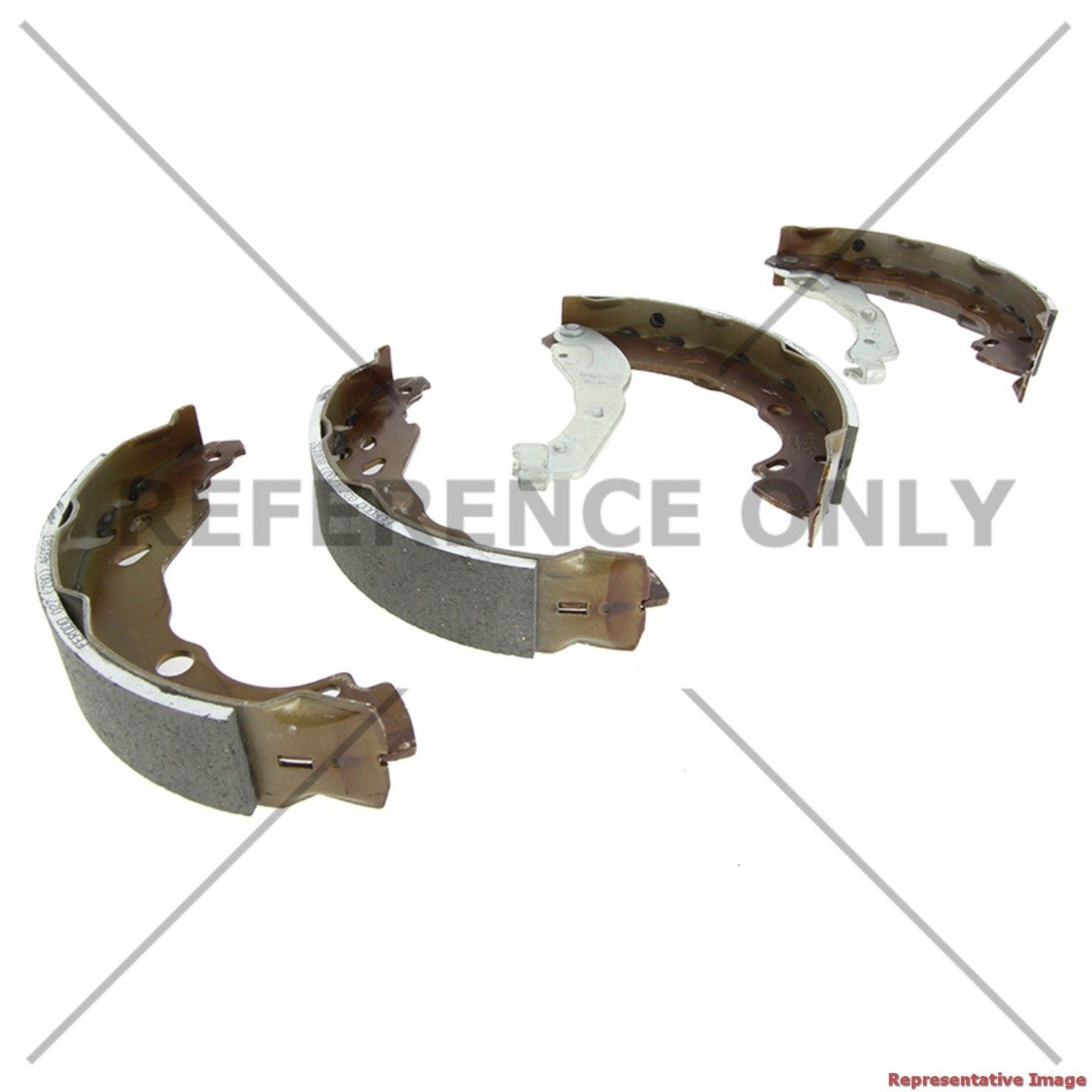Centric Parts Drum Brake Shoe Premium with Asbestos-free friction compounds 111.10721