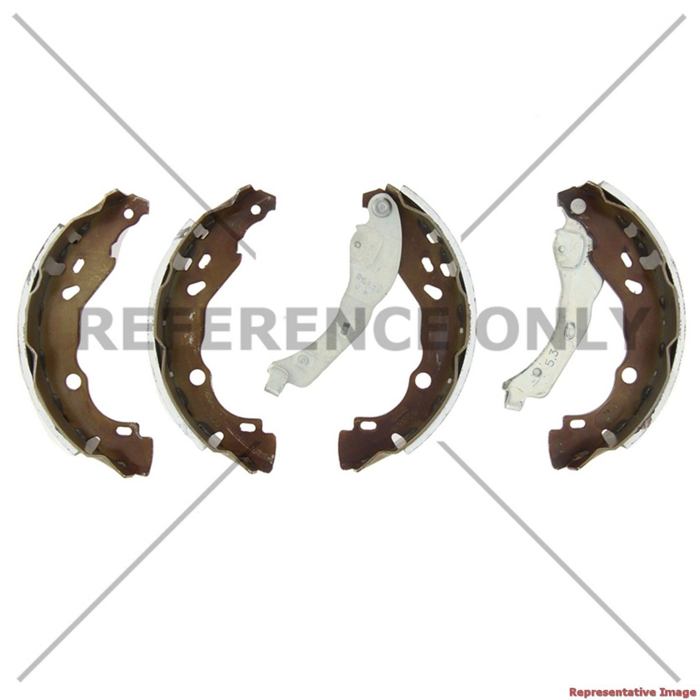 Centric Parts Drum Brake Shoe Premium with Asbestos-free friction compounds 111.10721