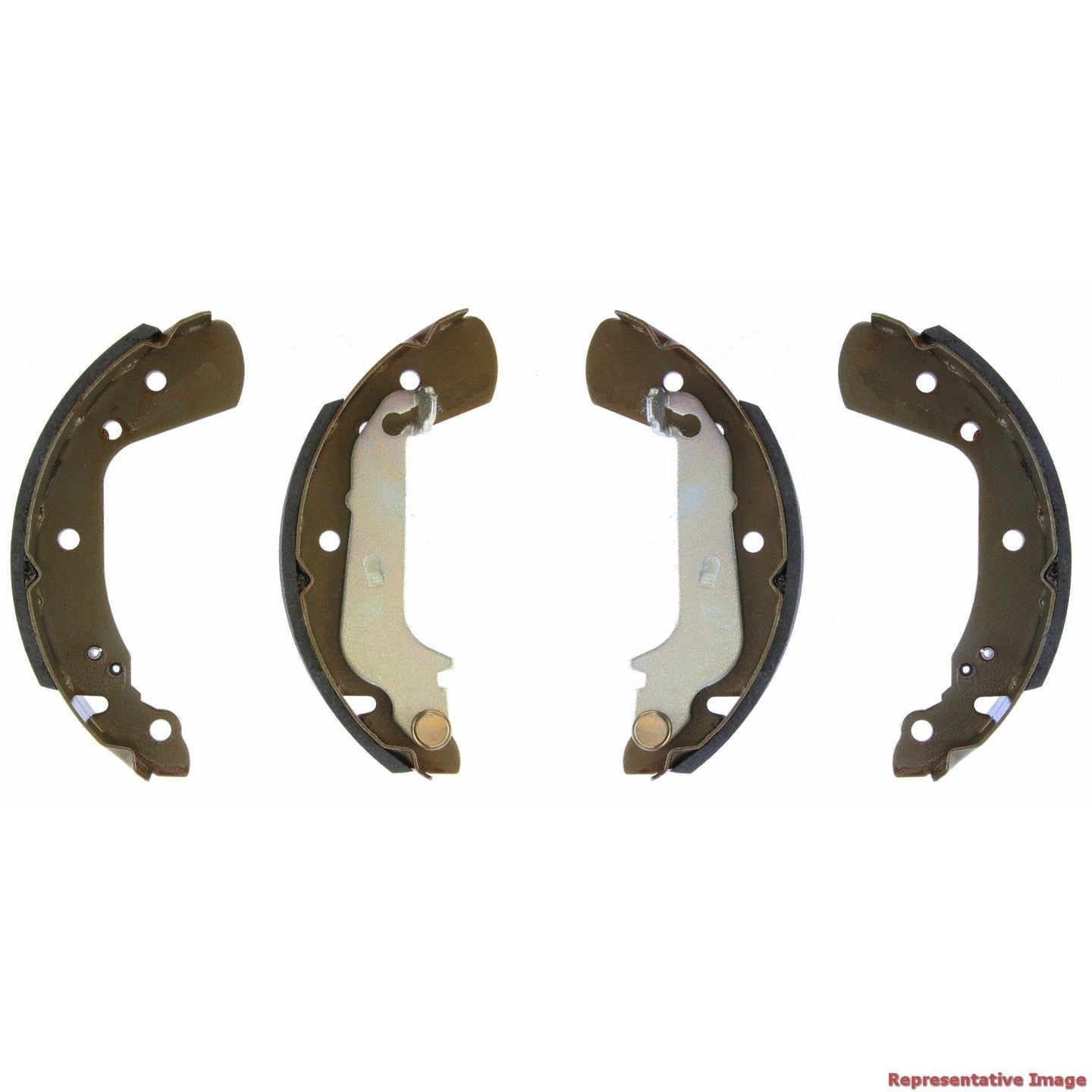 Centric Parts Drum Brake Shoe Premium with Asbestos-free friction compounds 111.10731