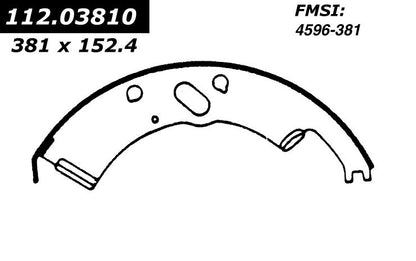 Centric Parts Heavy Duty Brake Shoes 112.03810