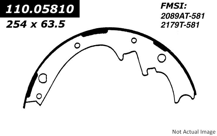 StopTech Heavy Duty Brake Shoes 112.05810